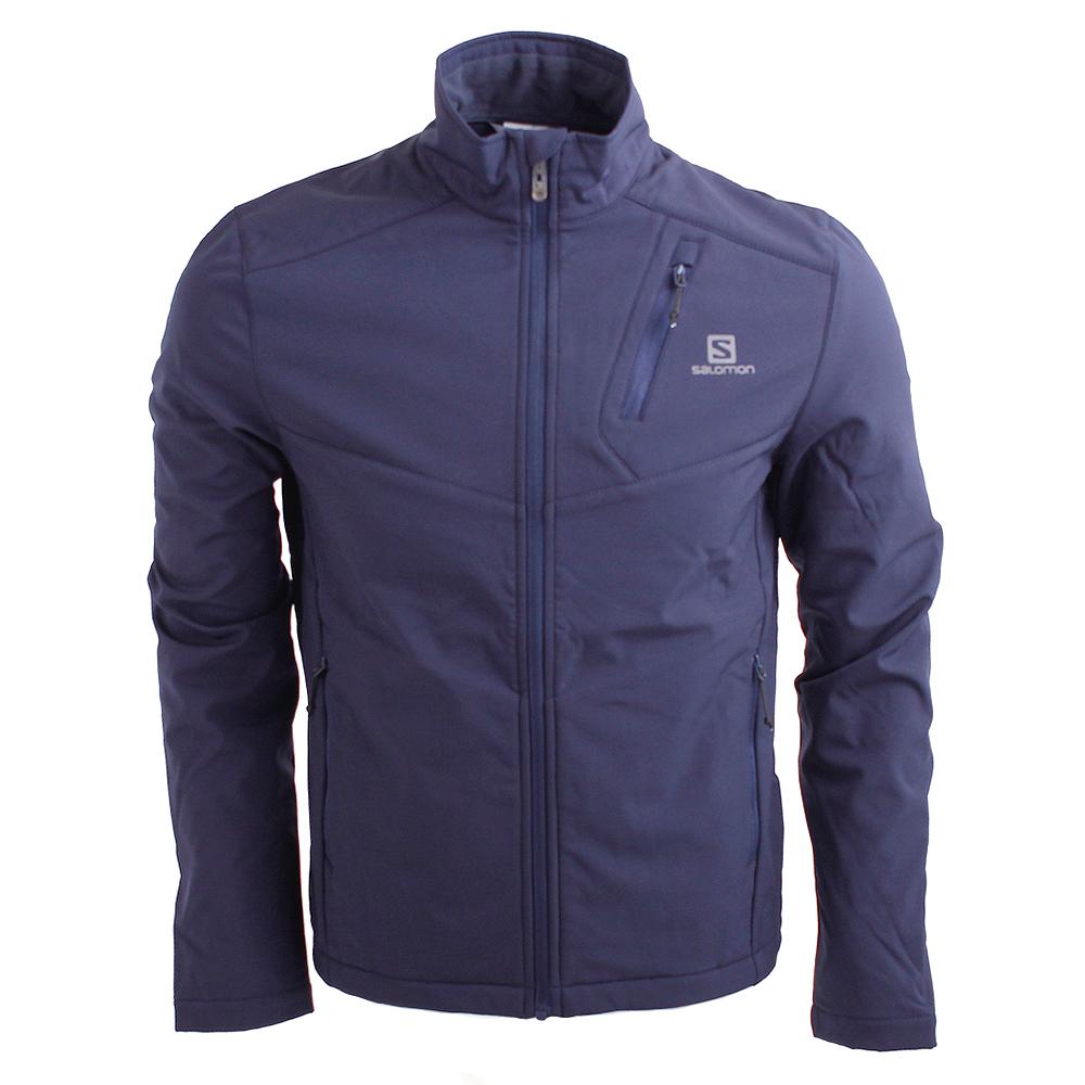 Vestes Salomon Homme Bleu Marine - Salomon EMIN JKT M - France (7125-QWNEU)